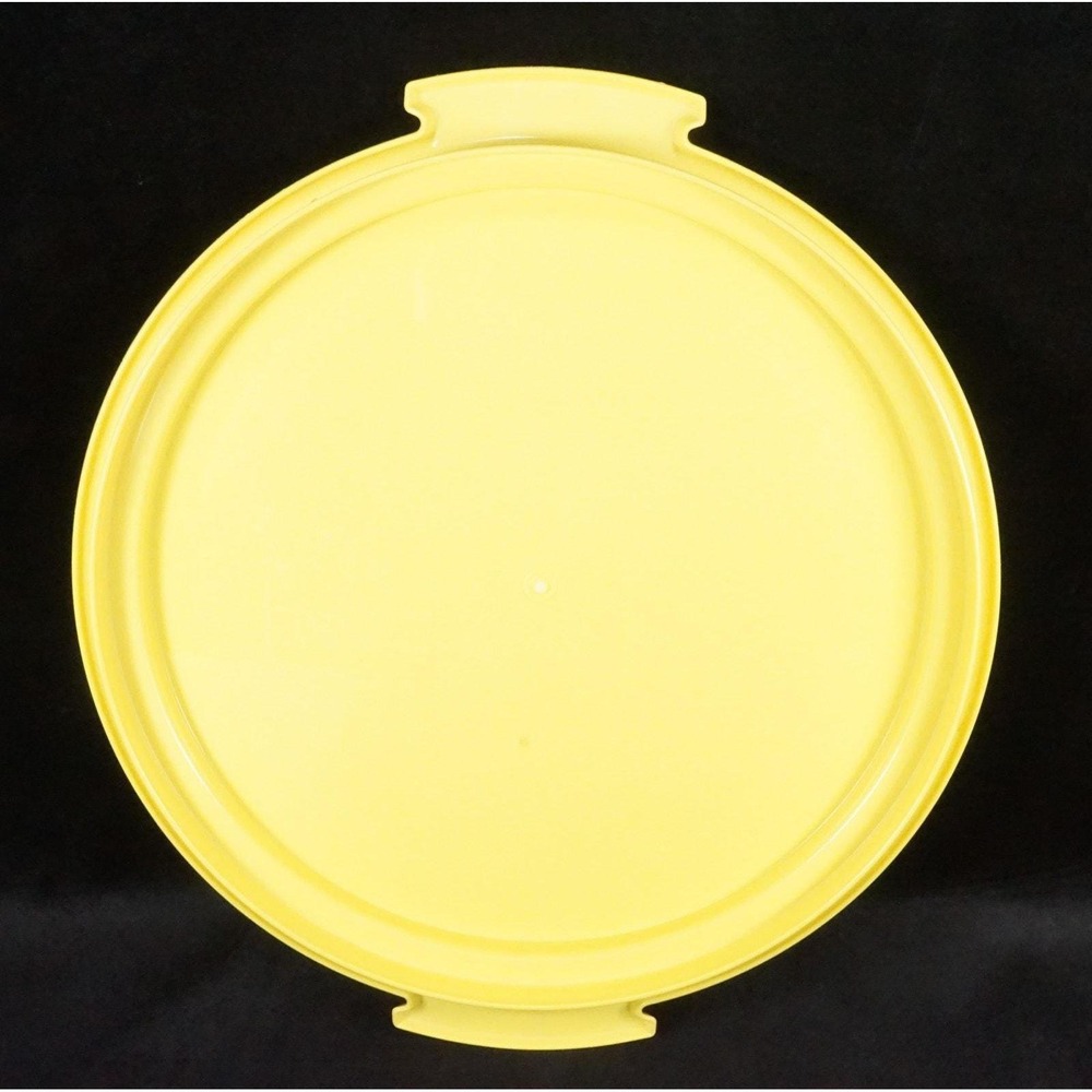 Vintage Tupperware Harvest Gold Cake Keeper Carrier Taker w/ Handle 9in Diameter - Picture 7 of 10